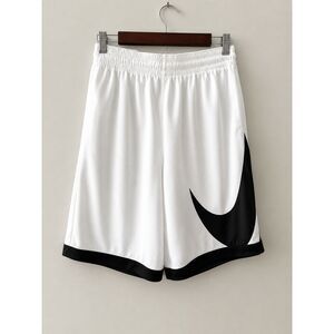 Nike Dri-FIT Basketball Shorts | Men's Medium | White & Black Athletic Shorts